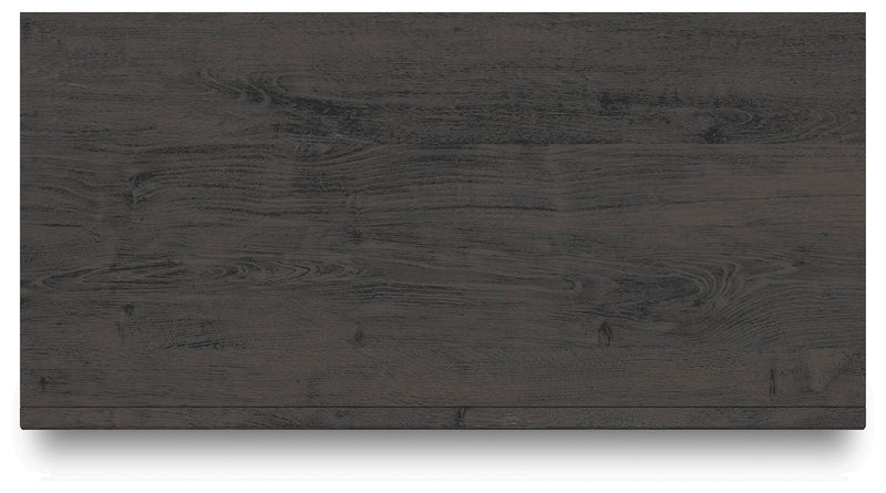Fraluna Queen Panel Bed, Dresser, Mirror and Chest in Charcoal - PKG021658