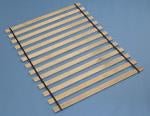 Frames and Rails Brown Full Roll Slat - DMV FurnitureFoundation