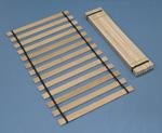 Frames and Rails Brown Twin Roll Slat - DMV FurnitureFoundation