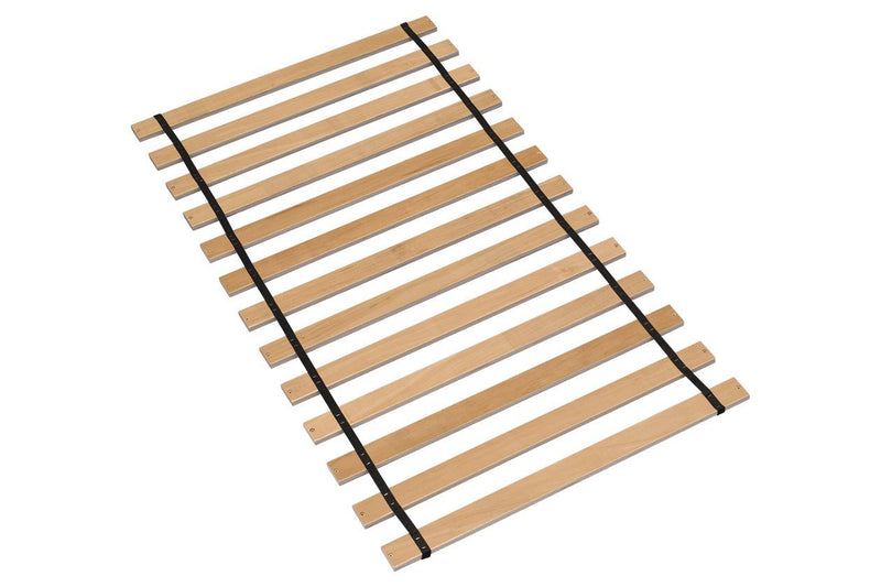 Frames and Rails Brown Twin Roll Slat - DMV FurnitureFoundation
