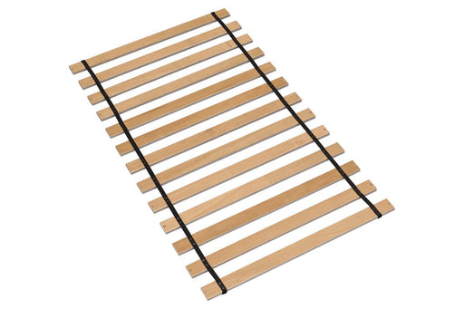 Frames and Rails Brown Twin Roll Slat - DMV FurnitureFoundation