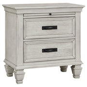 Franco 4-piece Queen Bedroom Set Distressed White - 205330Q-S4
