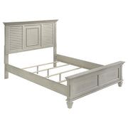 Franco 4-piece Queen Bedroom Set Distressed White - 205331Q-S4
