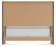 Frandern Black/Gray Queen Panel Bed - B4480B21