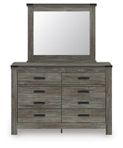 Frandern Full Bookcase Bed with Storage, Dresser and Mirror - B4480B11