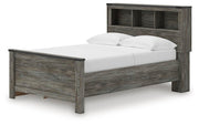 Frandern Full Bookcase Bed with Storage, Dresser and Mirror - B4480B11