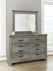 Frandern Full Bookcase Bed with Storage, Dresser and Mirror - B4480B11