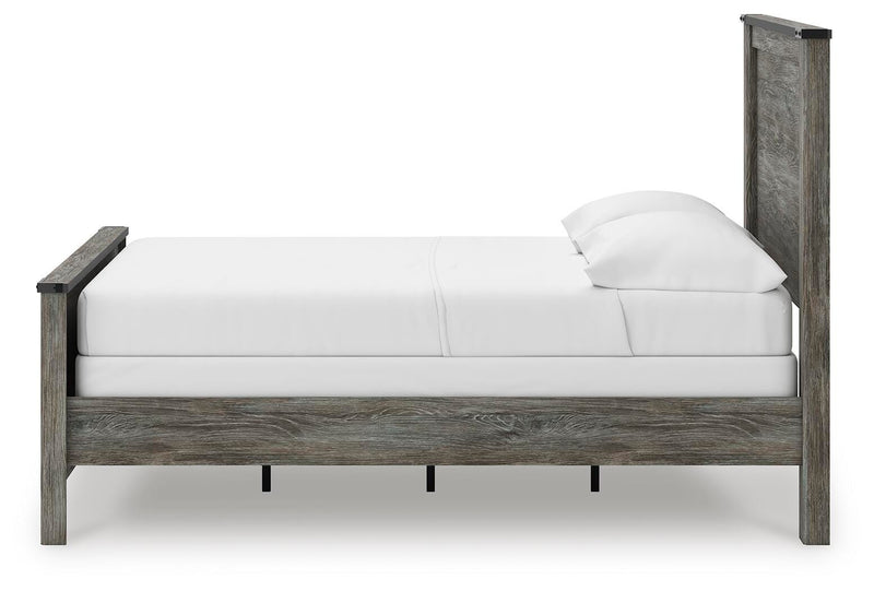 Frandern Full Panel Bed, Dresser and Mirror - B4480B20