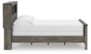 Frandern Gray Full Bookcase Panel Bed - B4480B3