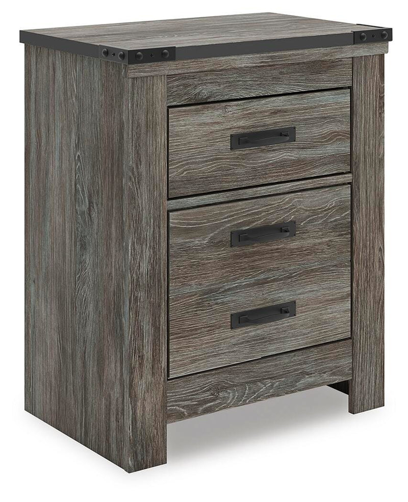 Frandern Gray Nightstand - B4480-92