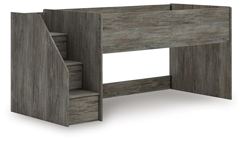 Frandern Gray Twin Loft Bed - B4480B12