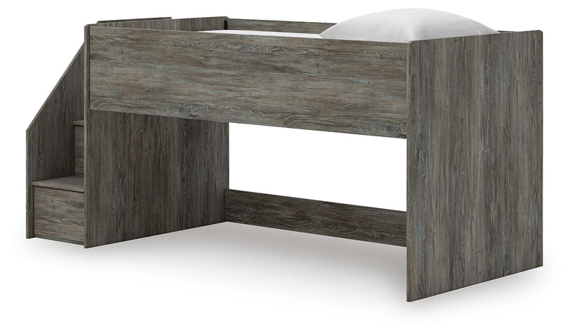 Frandern Gray Twin Loft Bed - B4480B12