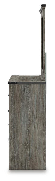 Frandern Twin Panel Bed, Dresser and Mirror - B4480B18