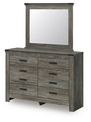 Frandern Twin Panel Bed, Dresser and Mirror - B4480B18
