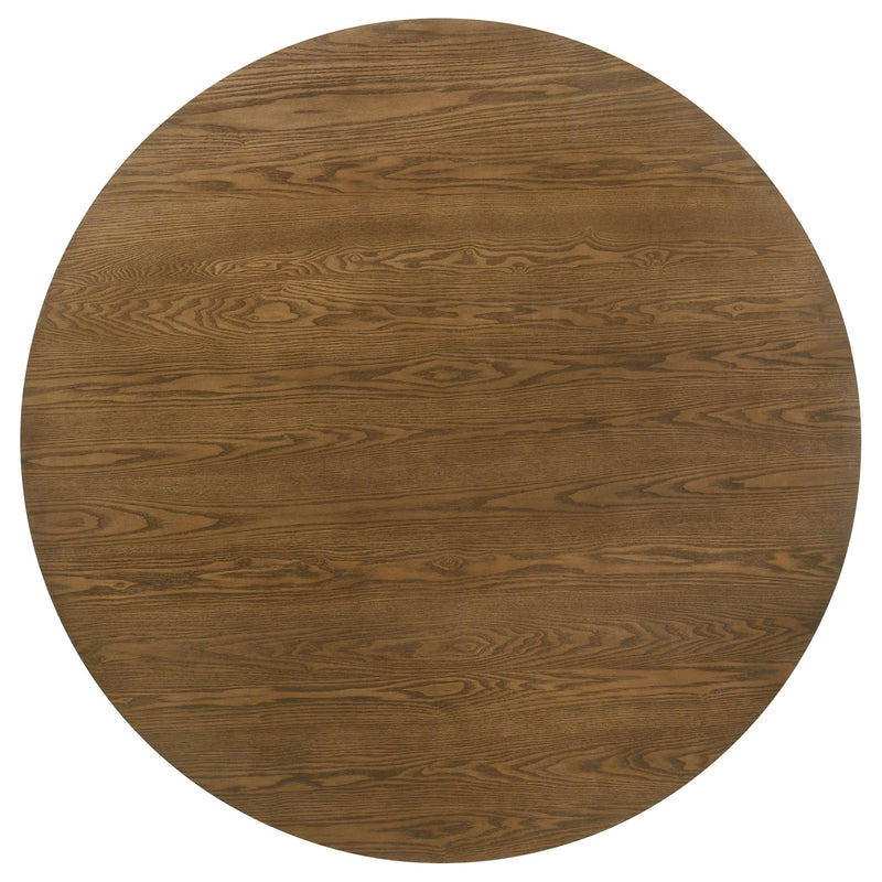 Franklin 5-piece 54-inch Round Dining Table Set Dark Brown - 193830-S5
