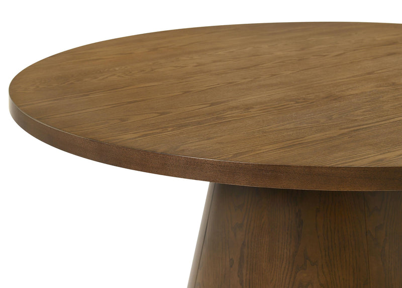 Franklin 5-piece 54-inch Round Dining Table Set Dark Brown - 193830-S5
