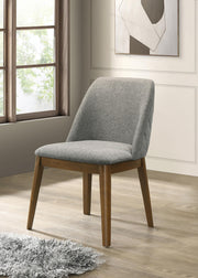 Franklin Upholstered Dining Side Chair Grey (Set of 2) - 193822