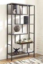 Frankwell Brown/Black Bookcase - DMV FurnitureBookcases