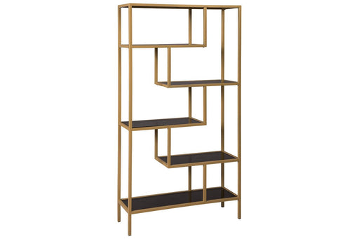 Frankwell Gold Finish Bookcase - DMV FurnitureBookcases