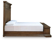 Frantanna Brown California King Panel Storage Bed - PCB949B9