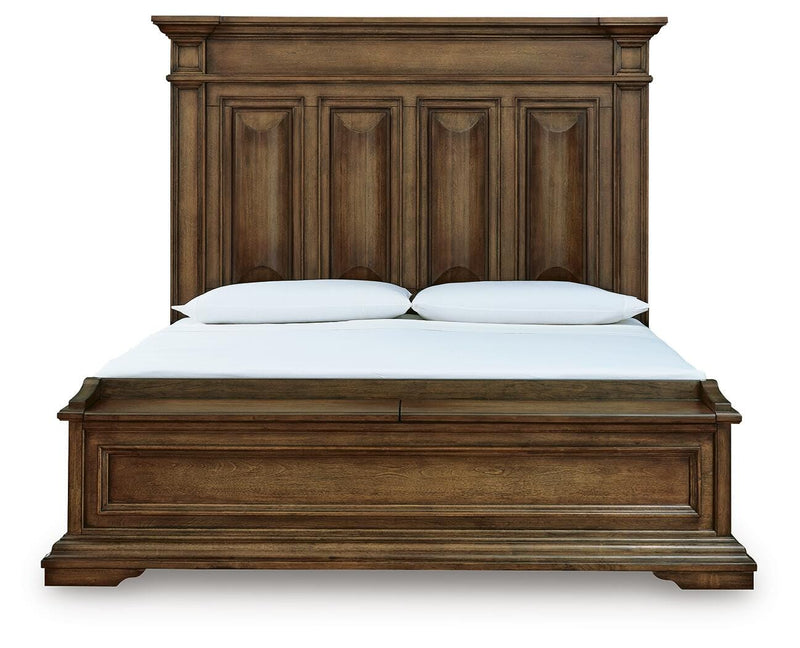 Frantanna Brown King Panel Storage Bed - PCB949B8