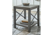 Freedan Grayish Brown End Table - DMV FurnitureEnd Table