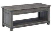 Freedan Grayish Brown Lift - Top Coffee Table - DMV FurnitureCoffee Table