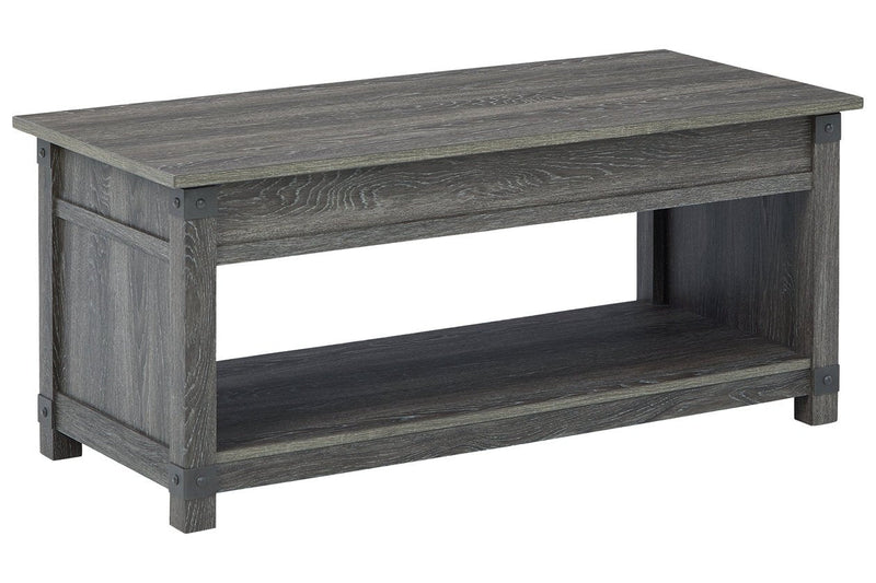 Freedan Grayish Brown Lift - Top Coffee Table - DMV FurnitureCoffee Table