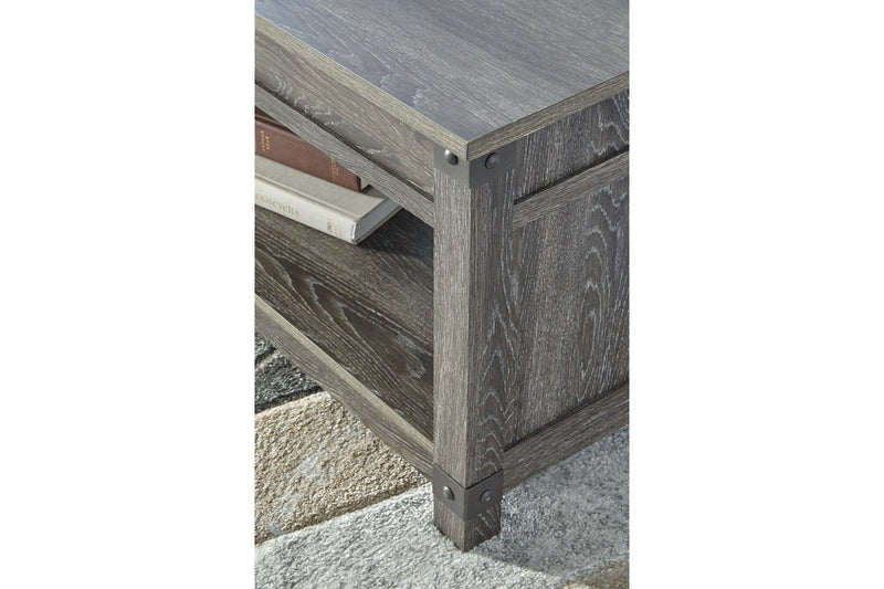 Freedan Grayish Brown Lift - Top Coffee Table - DMV FurnitureCoffee Table
