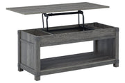 Freedan Grayish Brown Lift - Top Coffee Table - DMV FurnitureCoffee Table
