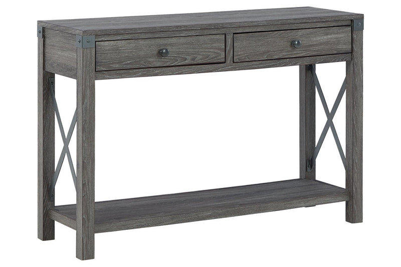 Freedan Grayish Brown Sofa/Console Table - DMV FurnitureSofa Table