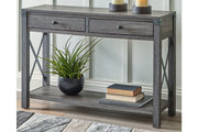 Freedan Grayish Brown Sofa/Console Table - DMV FurnitureSofa Table