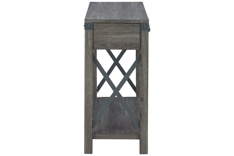 Freedan Grayish Brown Sofa/Console Table - DMV FurnitureSofa Table