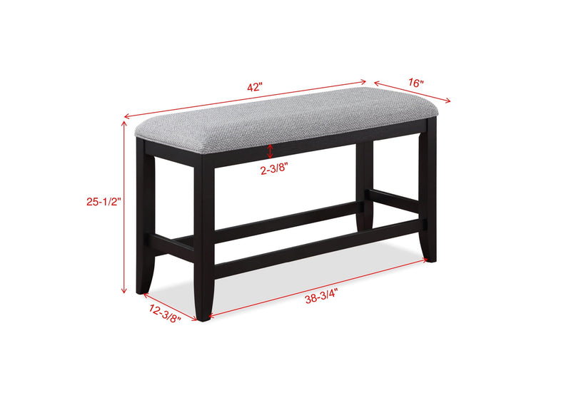 Frey Black/Gray Counter Height Dining Set - DMV FurnitureCounter Height Set