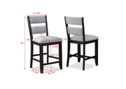 Frey Black/Gray Counter Height Dining Set - DMV FurnitureCounter Height Set