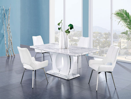 Fritch White Dining Room Set - DMV FurnitureDining Room Set