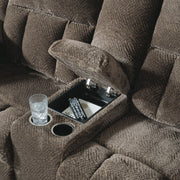Frohn Chocolate Reclining Loveseat and Recliner - 37407U3