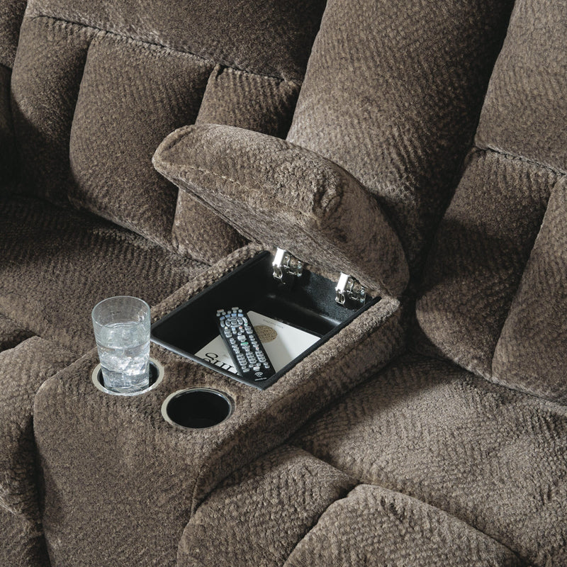 Frohn Chocolate Reclining Loveseat and Recliner - 37407U3