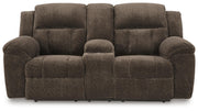 Frohn Chocolate Reclining Sofa and Loveseat - 37407U1