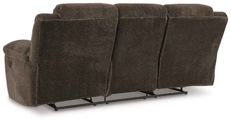 Frohn Chocolate Reclining Sofa and Recliner - 37407U2