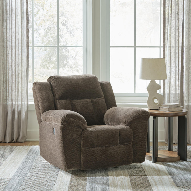 Frohn Chocolate Reclining Sofa and Recliner - 37407U2