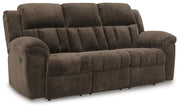 Frohn Chocolate Reclining Sofa and Recliner - 37407U2