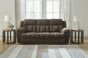 Frohn Chocolate Reclining Sofa, Loveseat and Recliner - 37407U4