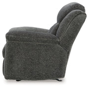 Frohn Graphite Recliner - 3740625