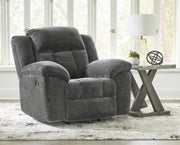 Frohn Graphite Reclining Loveseat and Recliner - 37406U1
