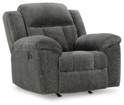 Frohn Graphite Reclining Loveseat and Recliner - 37406U1