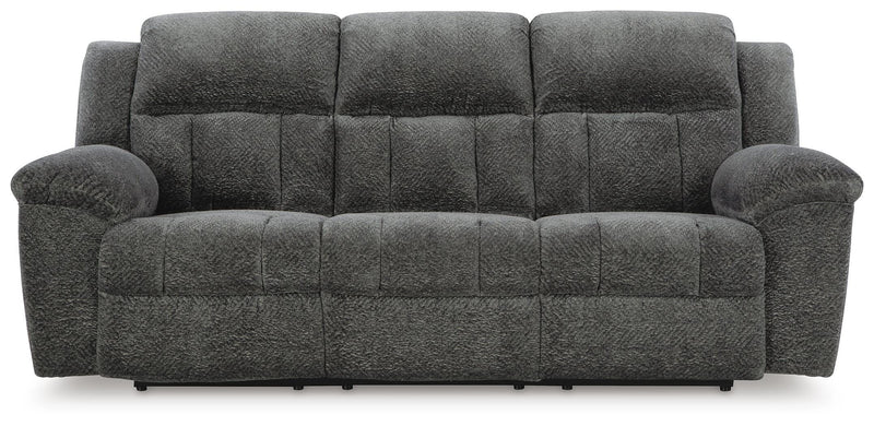 Frohn Graphite Reclining Sofa and Recliner - 37406U2