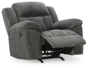 Frohn Graphite Reclining Sofa, Loveseat and Recliner - 37406U4