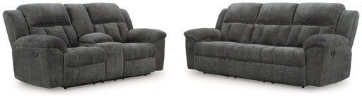 Frohn Sofa and Loveseat in Graphite from Ashley - DMV Furniture