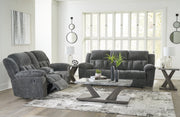 Frohn Sofa and Loveseat in Graphite from Ashley - DMV Furniture